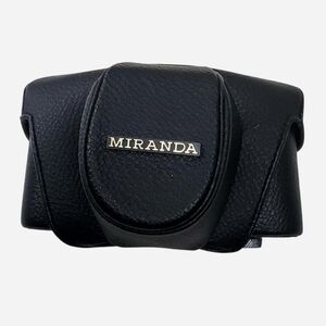 Miranda black leather camera case OnlyMade in Japan